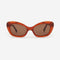 Squaure slightly cat eyed Acetate Women's Sunglasses 21A8087